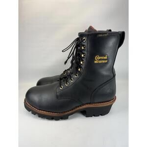 Chippewa Paladin 8” Logger Boots 10W Leather USA Heritage Workwear 73050